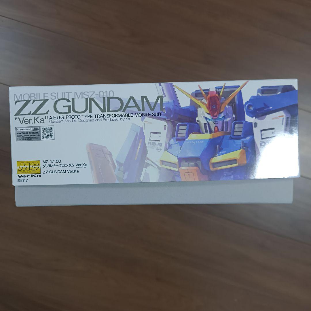 MG ZZ GUNDAM Ver.Ka 1/100 ZZガンダム　カトキ