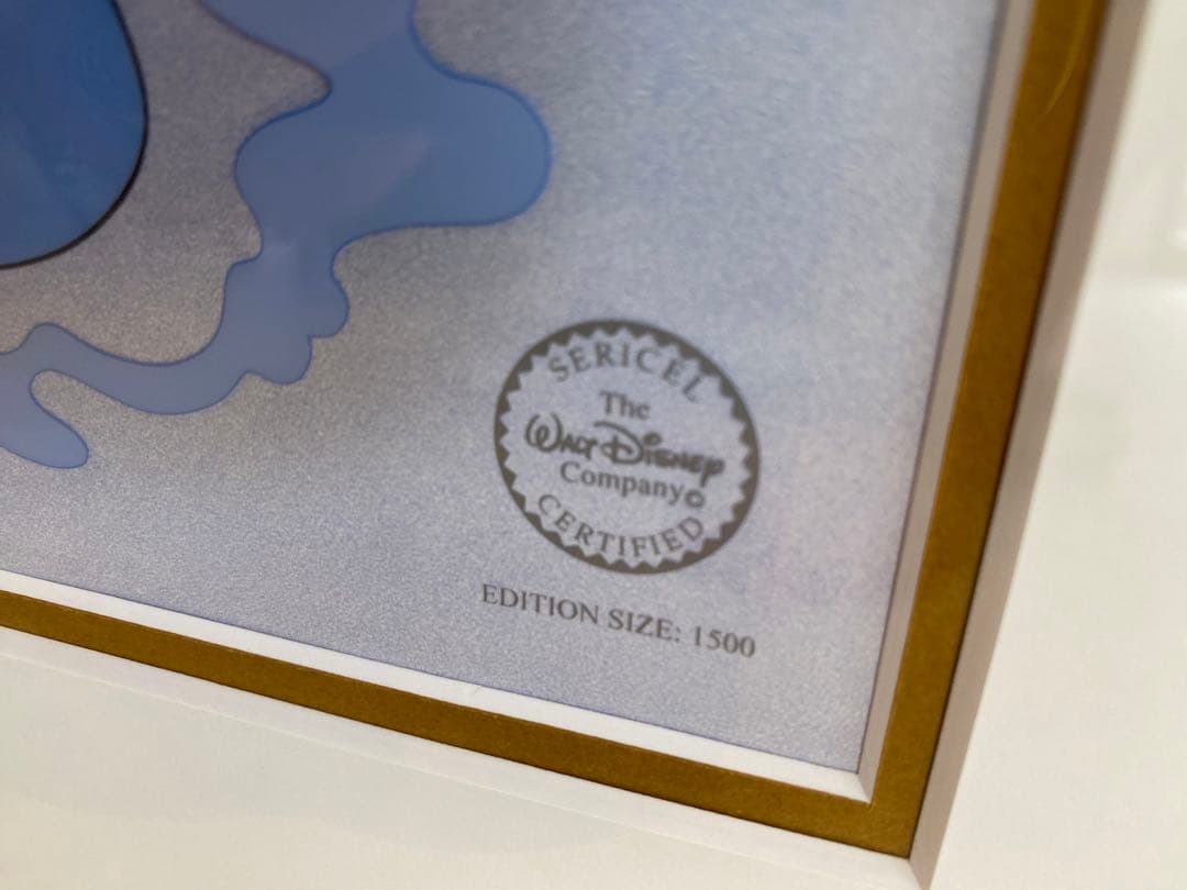 希少！ディズニーセル画アニメ「アラジン」インテリア　証明書付