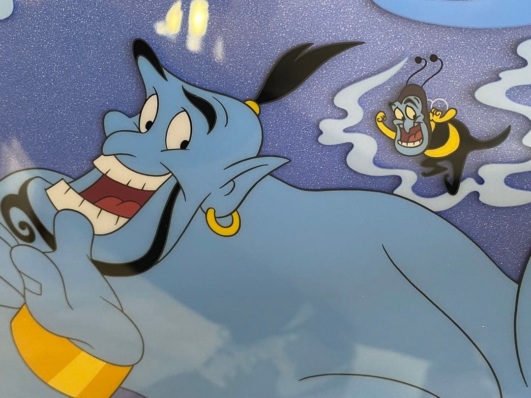 希少！ディズニーセル画アニメ「アラジン」インテリア　証明書付