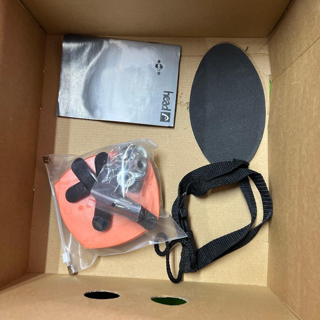 オレンジ スノーボード ビンディング Lサイズ