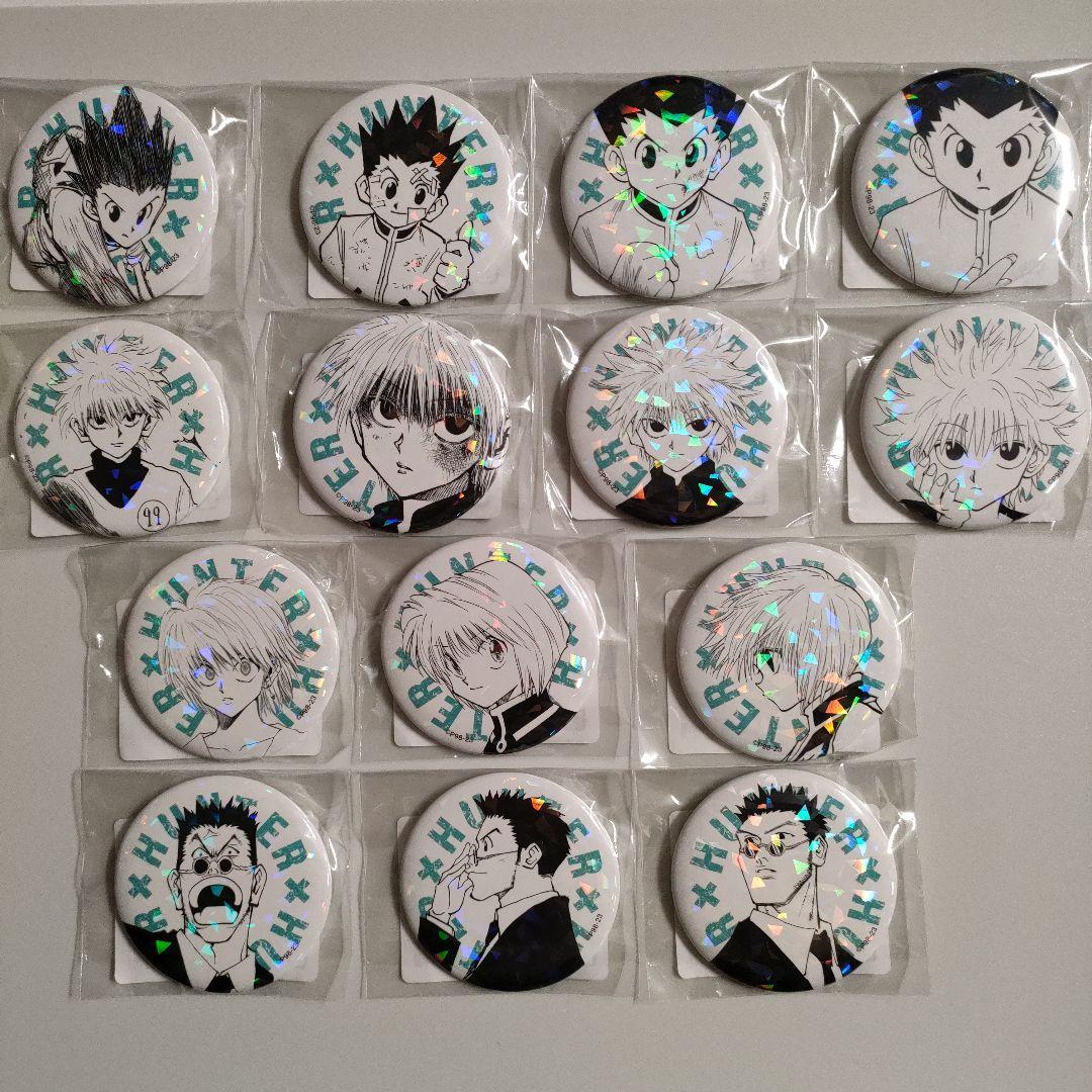 ハンターハンター オールスター缶バッジ ゴン キルア クラピカ レオリオ