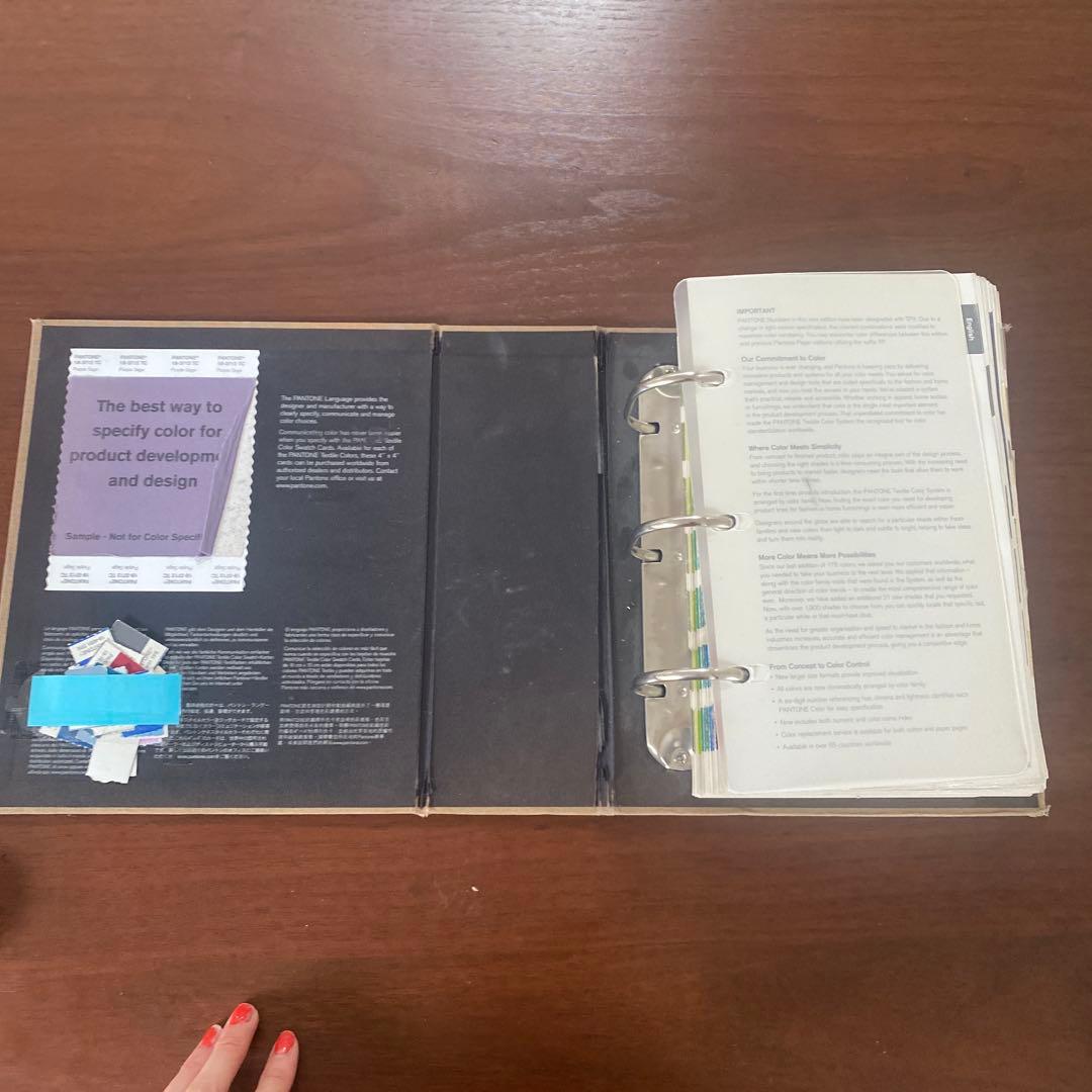 その他 PANTONE for fashion and  COLOR CARD