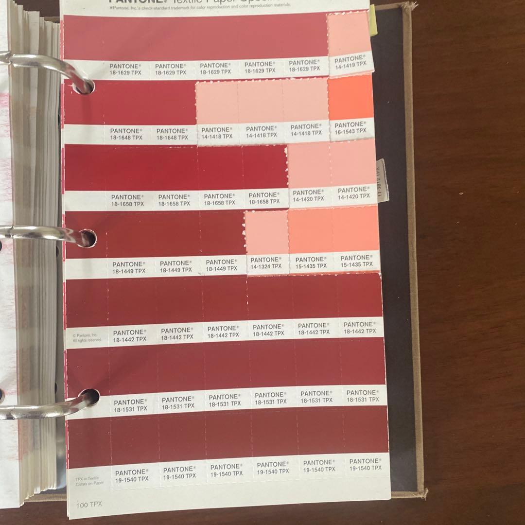 その他 PANTONE for fashion and  COLOR CARD