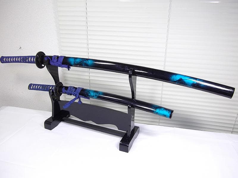 模造刀　陣太刀　大小刀　マーブル鞘