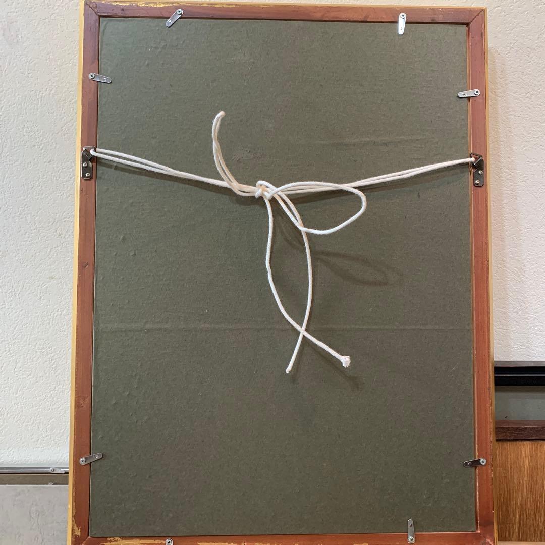 絵画　油彩肉筆画　T Yorii 『アネモネ』P6サイズ