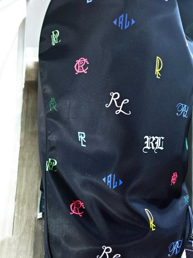 501超美品Polo マルチカラーゴルフバッグ