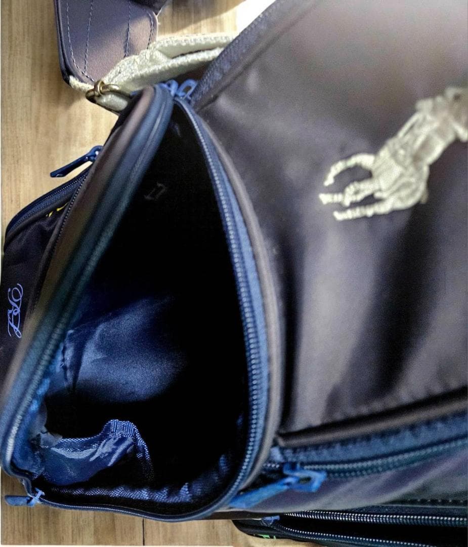 501超美品Polo マルチカラーゴルフバッグ