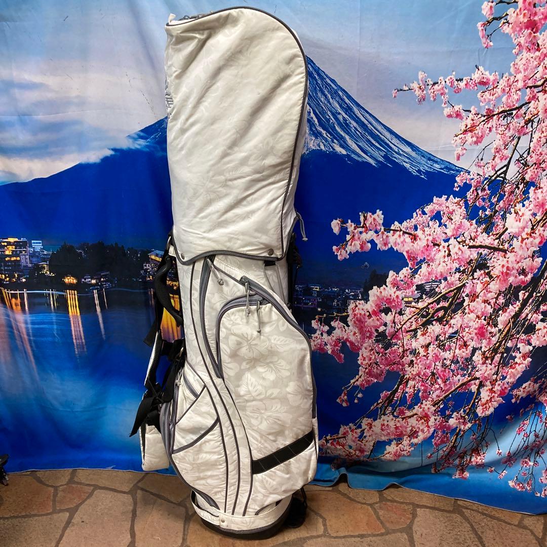 寶BU-1092 EDWIN スタンド式 キャディバッグ ホワイト