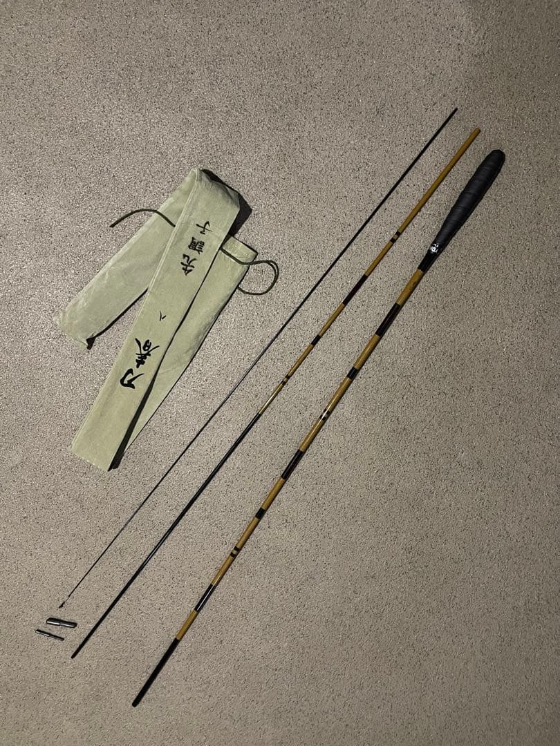 新品に近い　Shimano 刀春8尺　3本継＊ ヘラブナ竿 収納ケース付き