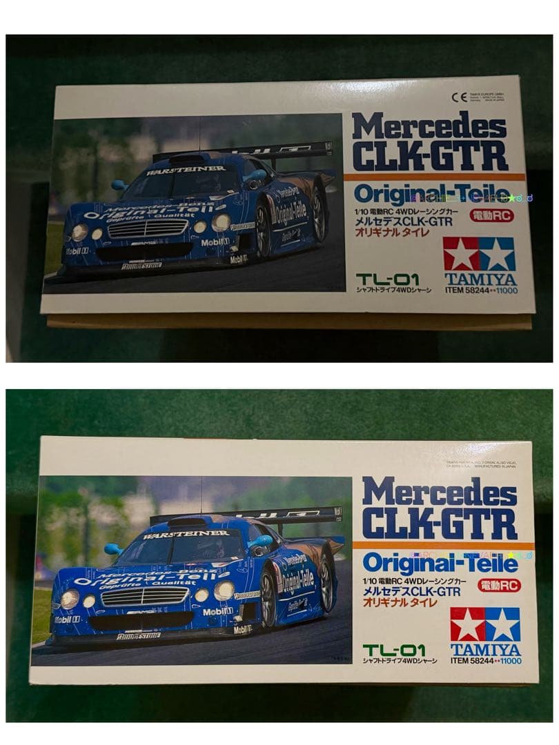 未組立て★タミヤ★メルセデスCLK-GTR オリギナルタイレ TL-01シャーシ