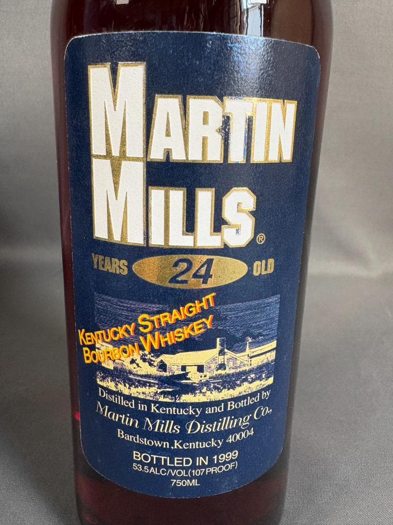 未開封 MARTIN MILLS 24年 バーボンウイスキー マーチンミルズ