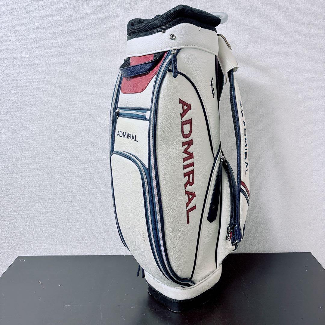 Admiral アドミラル キャディバッグ 9.0型 6分割 トリコロール