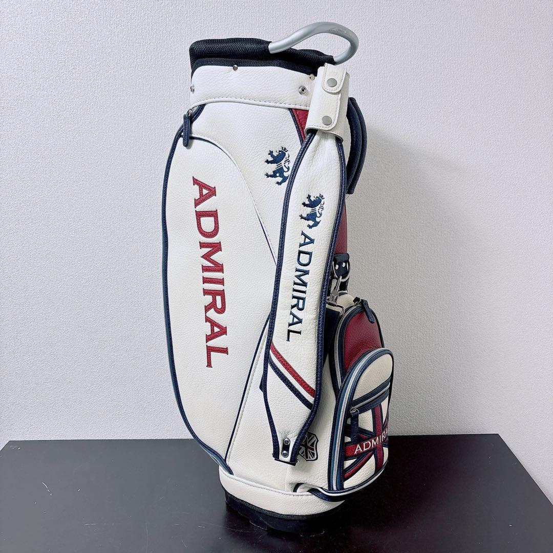 Admiral アドミラル キャディバッグ 9.0型 6分割 トリコロール