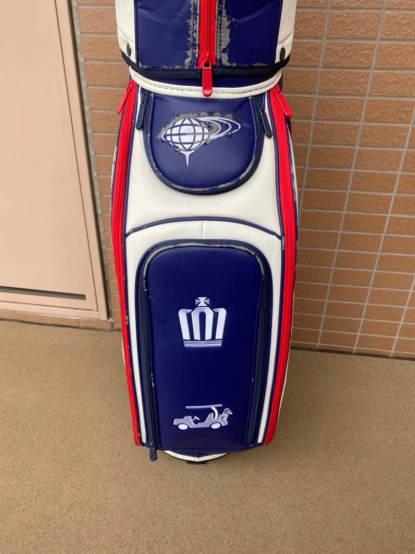 BEAMS GOLF × CROWN キャディバッグ