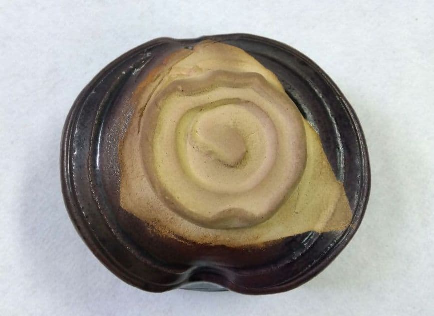 茶道具 茶碗 織部黒 臥雲窯 野尻宗實 相模原市茶道連盟会長 鎮信流