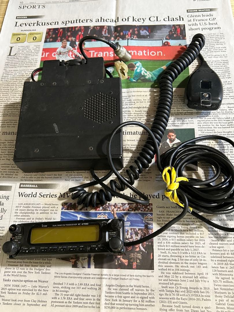 無線機まとめて(コールサインステッカー付き)