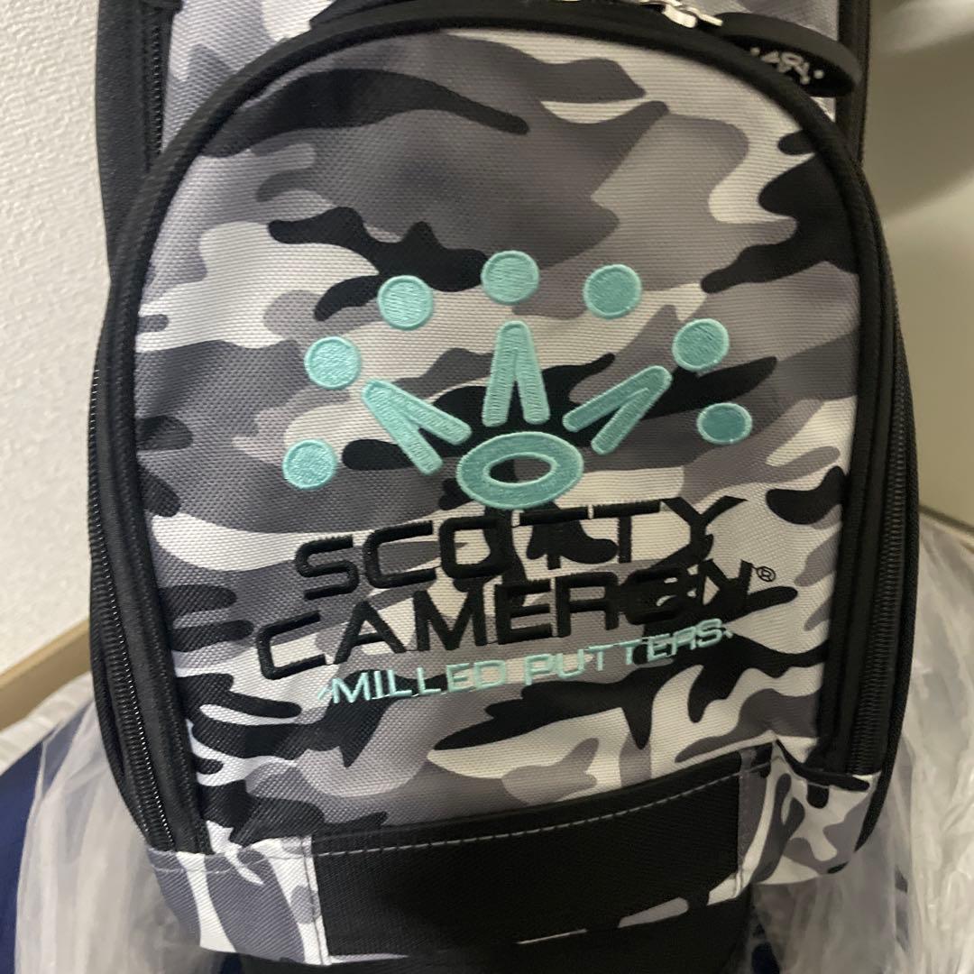 新品未使用　スコッティキャメロン　キャディバッグ　スタンド式　迷彩　グレー