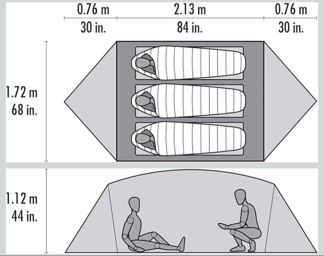 MSR 3人用テント マザハバNX MSR MUTHA HUBBA NX
