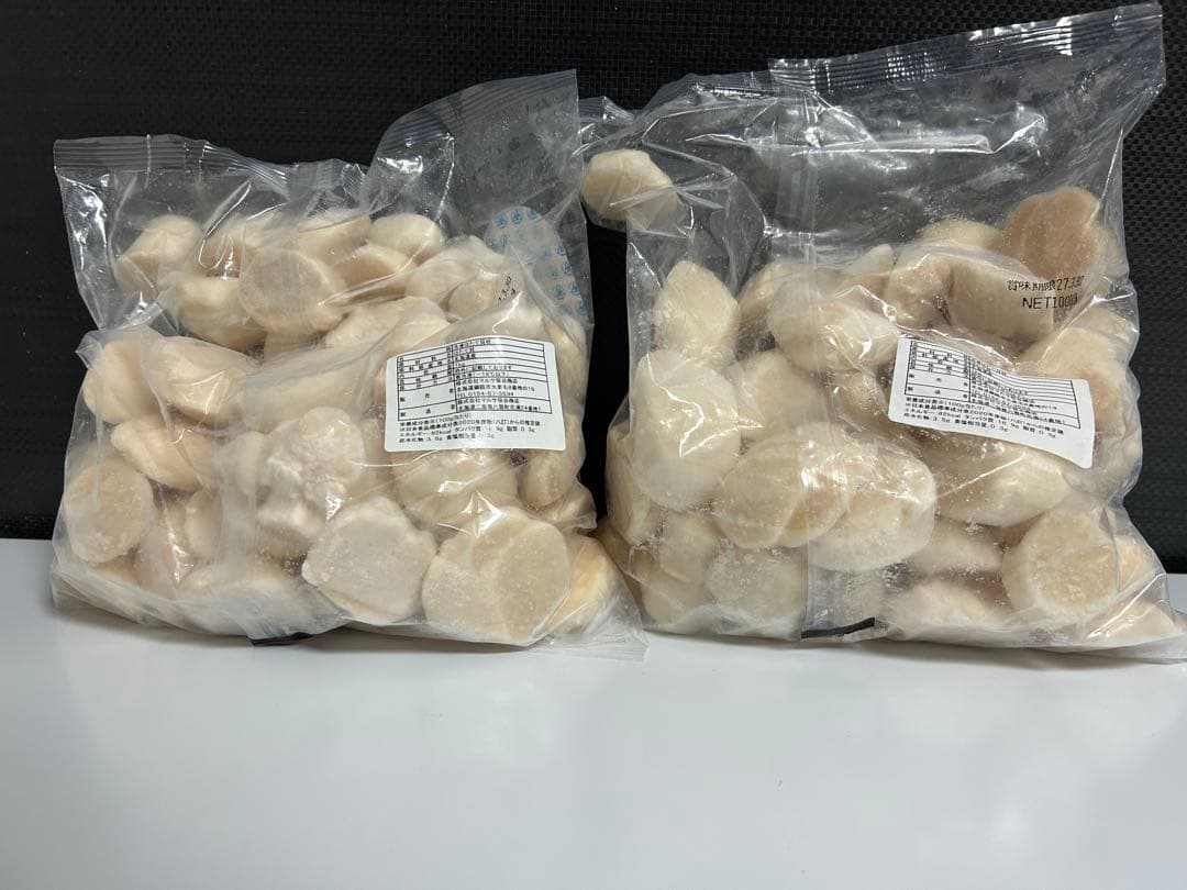 ‼️オークション‼️訳アリ‼️刺身用　北海道産冷凍ホタテ貝柱 2kg 特グレード