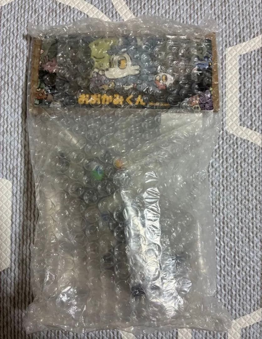 おおかみくん ソフビ あらいきりこ ゲームカラー　GAME COLOR GRAY