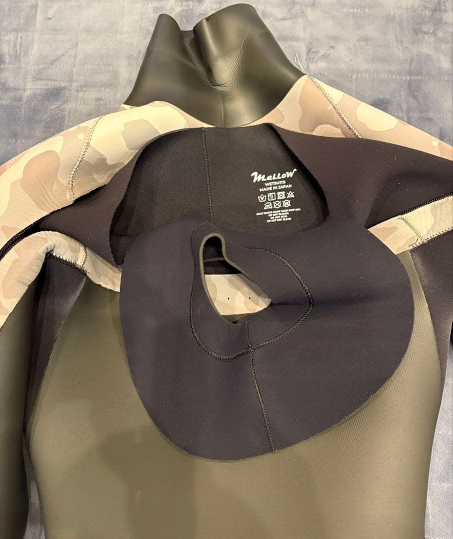 Mellow セミドライ ロングチェストZIPフルスーツ 5mm/3mm