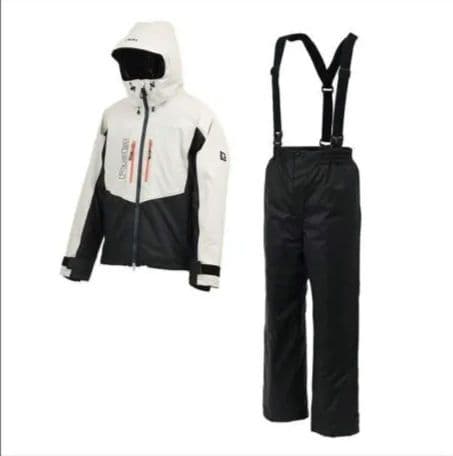 リバレイ釣り用防寒スーツ RBB ブラック/ホワイトM 防寒着 防寒ウェア