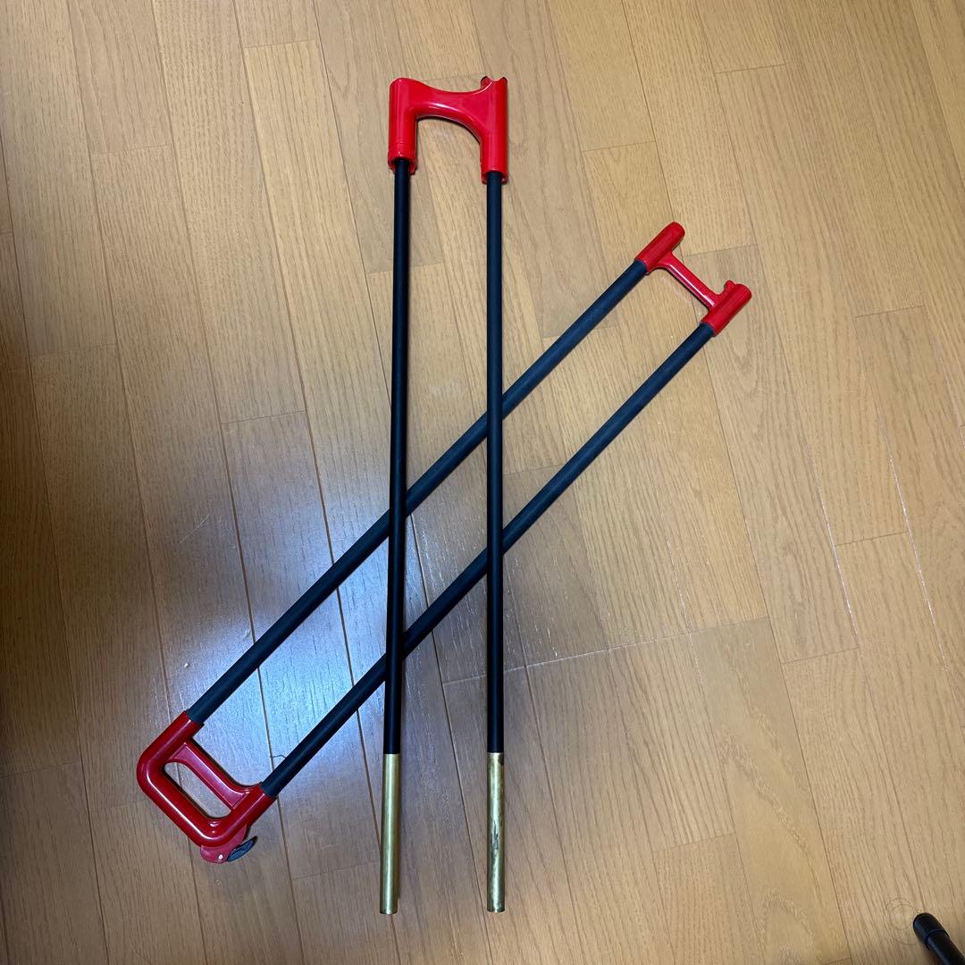 pBone 赤 トロンボーン 本体 ケース付き