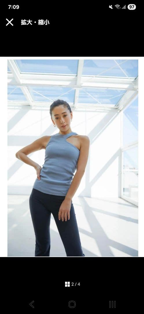 werthy 野沢和香　ASYMMETRY TANK(Cup in)