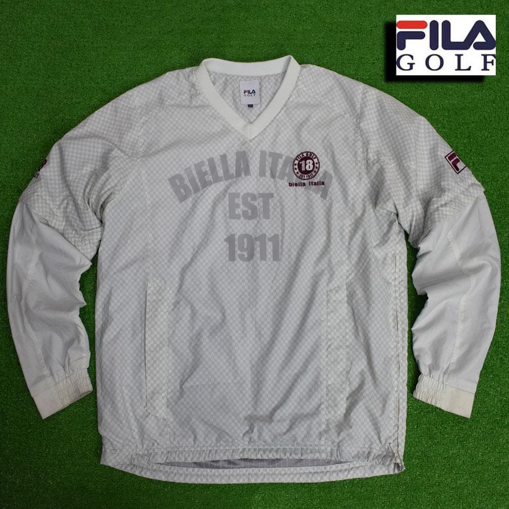 1*3様 FILA GOLF/フィラゴルフ 防風２ＷＡＹジャケット【LL】美品！