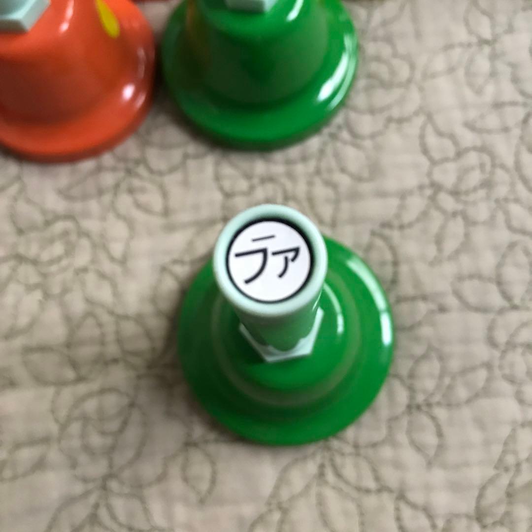 全音ミュージックベル 27音セット（２音欠、スペア１音）レインボーカラー