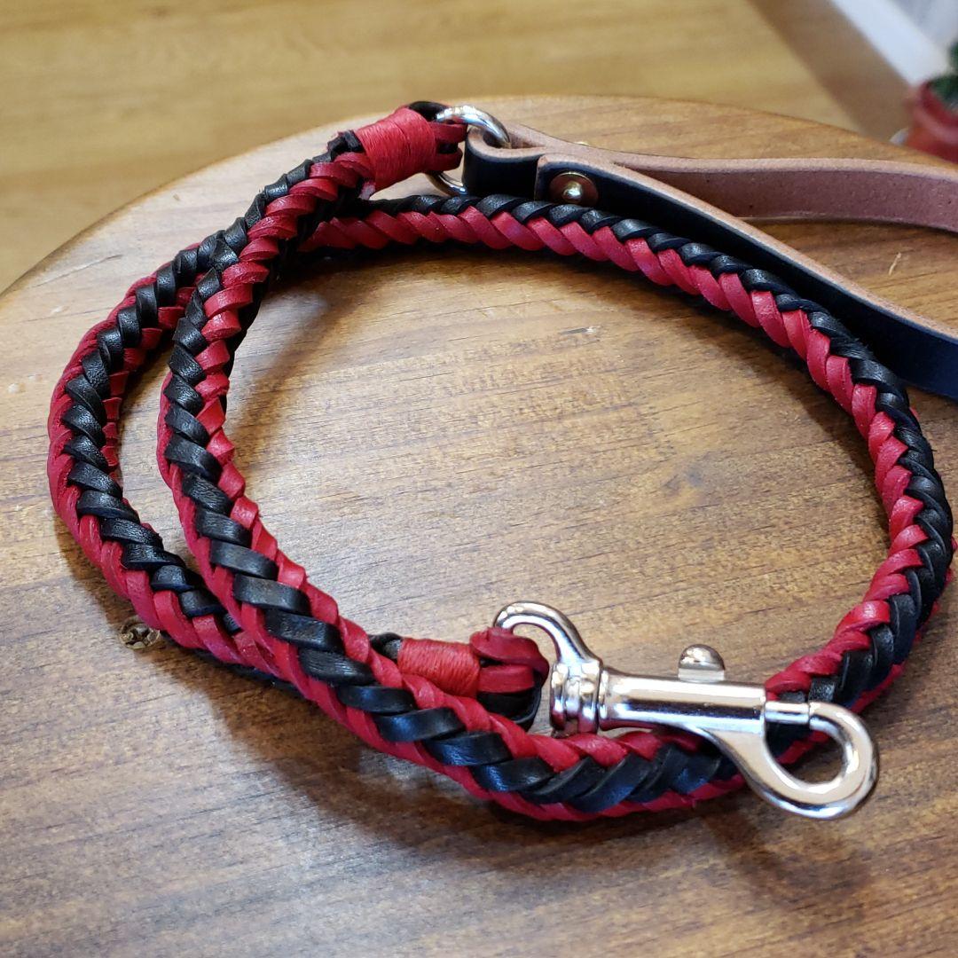 犬用八つ編みリード