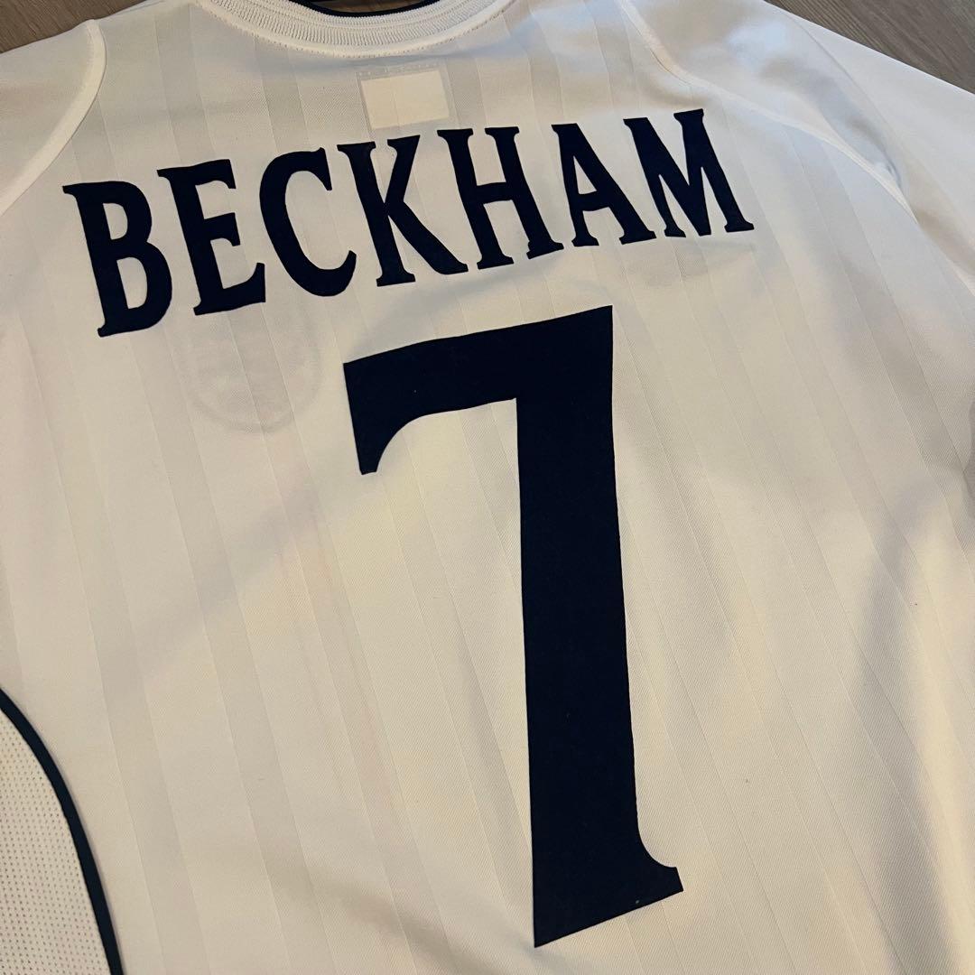 イングランド代表 BECKHAM 7 ホー　日韓ワールドカップ　ユニフォーム
