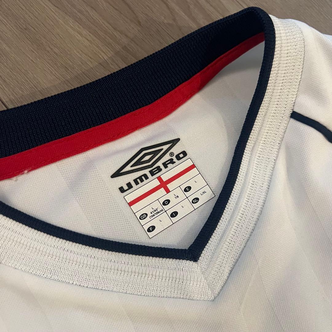 イングランド代表 BECKHAM 7 ホー　日韓ワールドカップ　ユニフォーム