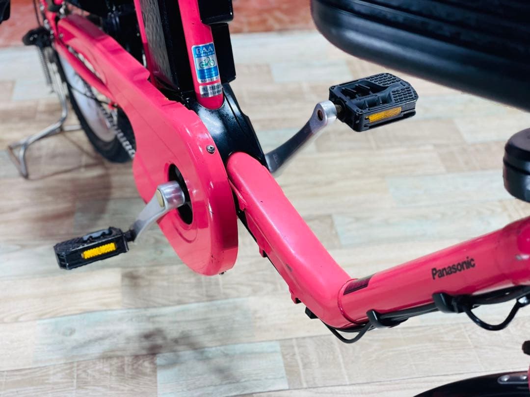 パナソニックギュット⭐️12AH！子供乗せ電動アシスト自転車Y3155