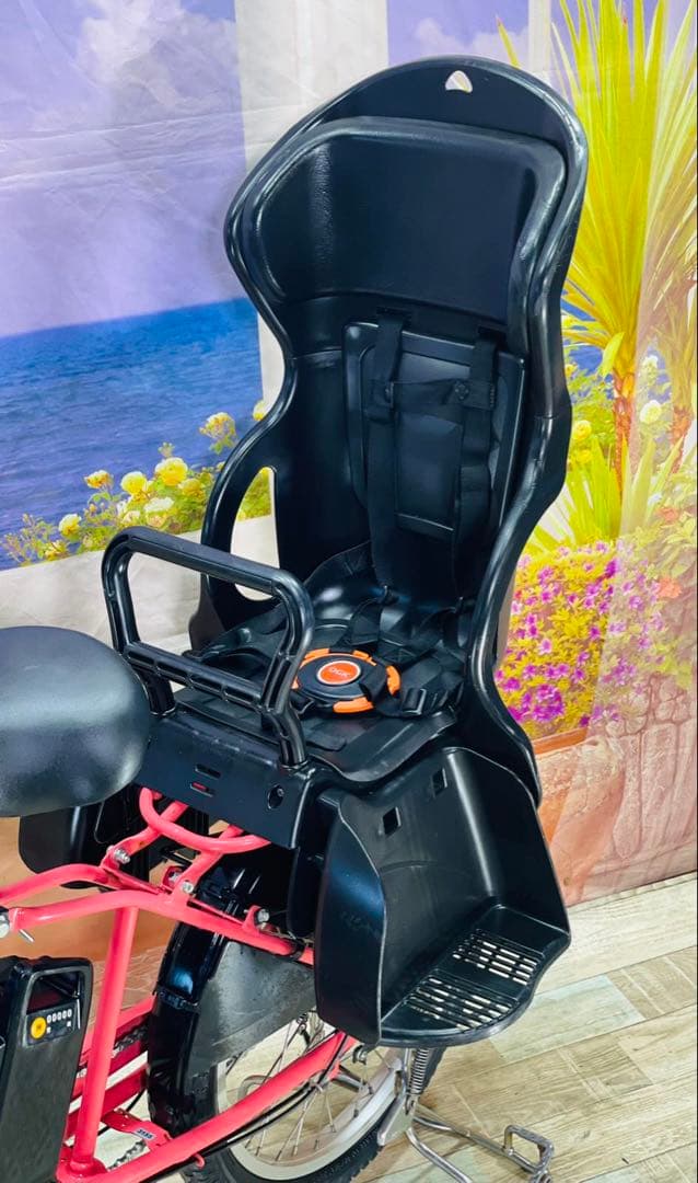 パナソニックギュット⭐️12AH！子供乗せ電動アシスト自転車Y3155