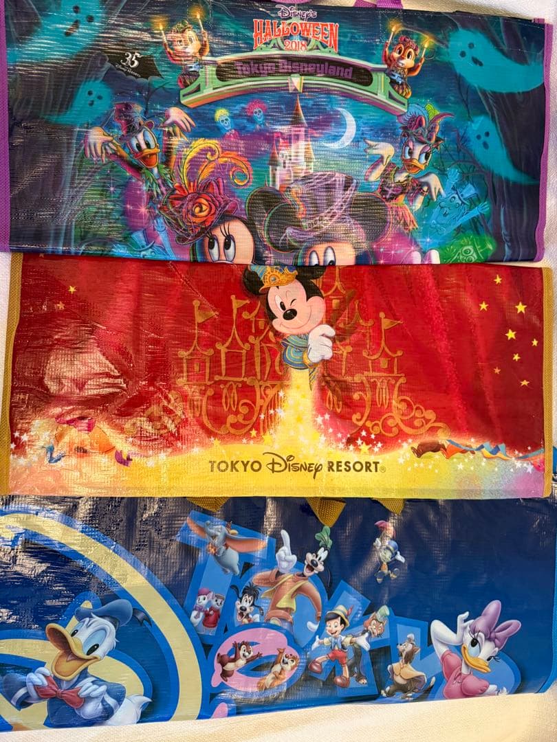 ディズニー　ショッピングバッグ　22枚セット