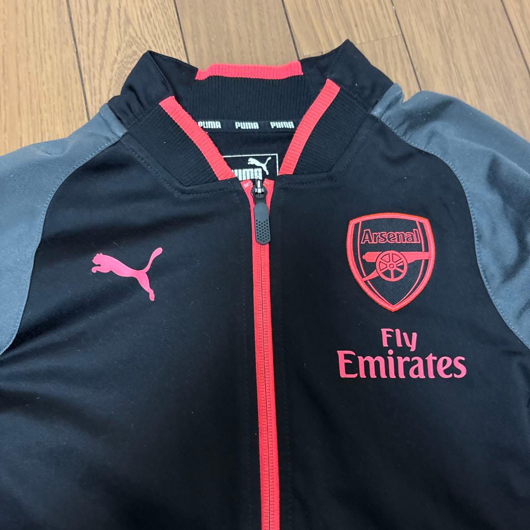PUMA アーセナル ジャージ上下セット セットアップ 黒 ピンク
