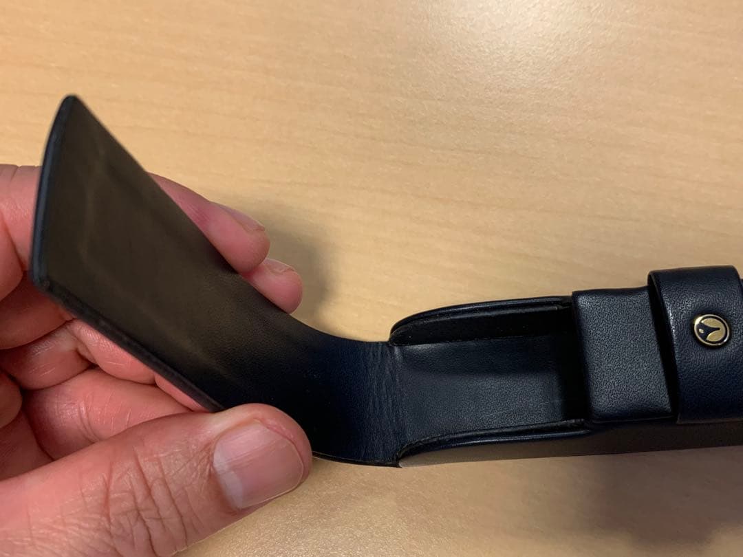 【希少】美しいフォルム！　ヴァルドマン 1本挿ペンケース　本革