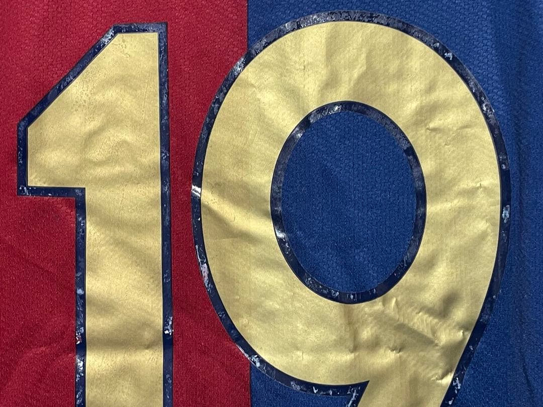 【正規品】メッシ　バルセロナ　06/07 ホームレプリカ　難あり