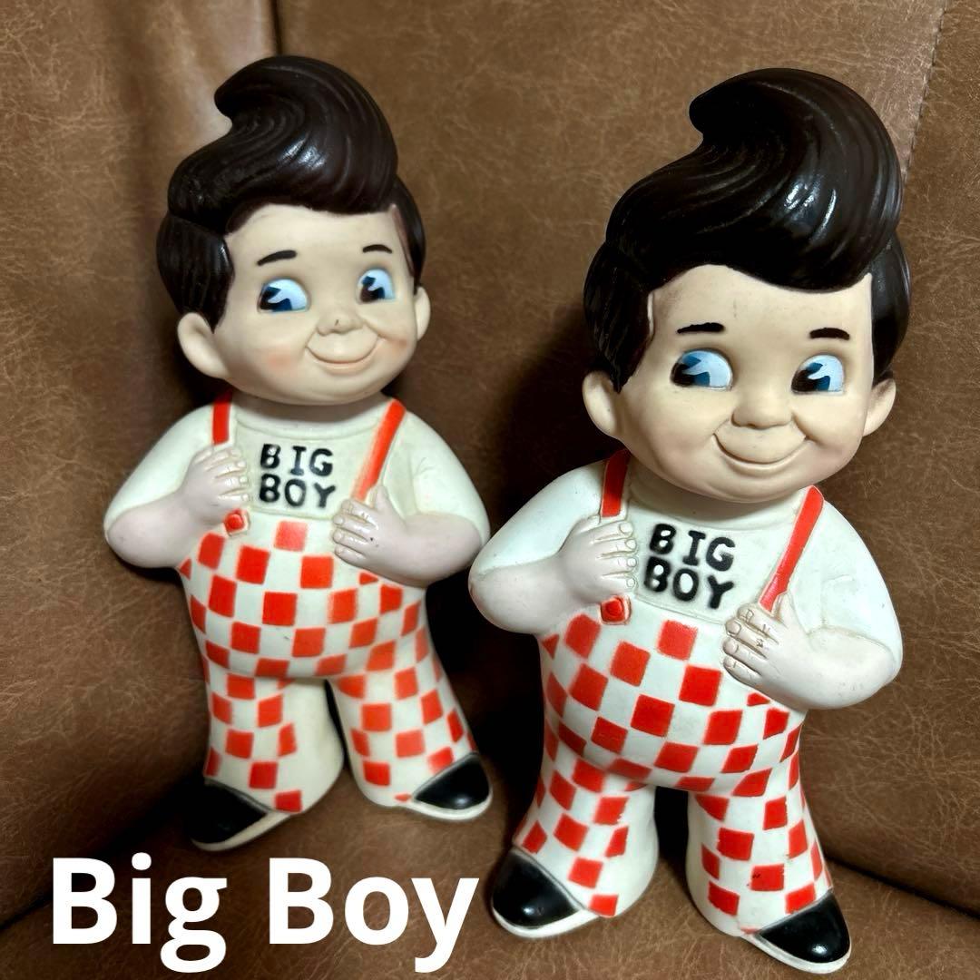 ビンテージ*1973年製 ビッグボーイ貯金箱　Big Boy 二体アメリカン雑貨