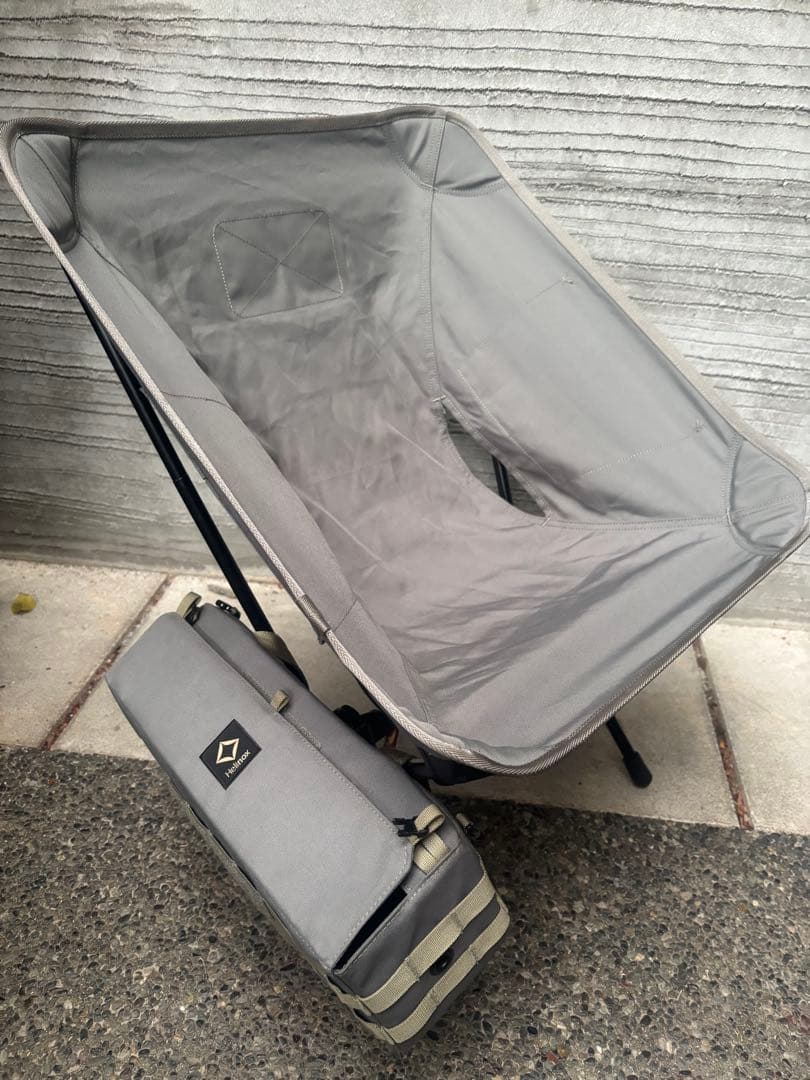 廃盤レア色セット　ヘリノックス　タクティカルチェア、サイドストレージSフォリッジ