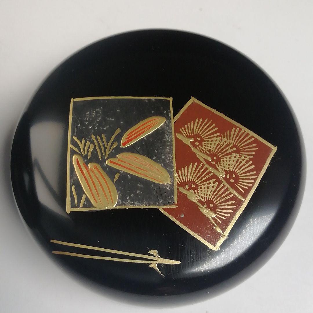 Ｓ９８１　棗　『色紙蒔絵　棗』『和幸 作』　共箱　茶道具