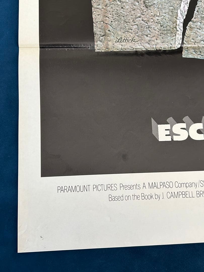 アルカトラズからの脱出 USオリジナル映画ポスター