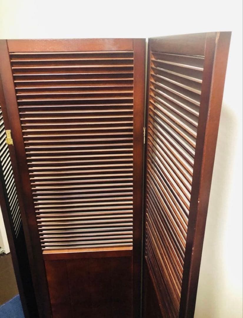 アンティーク 4連 パーテーション