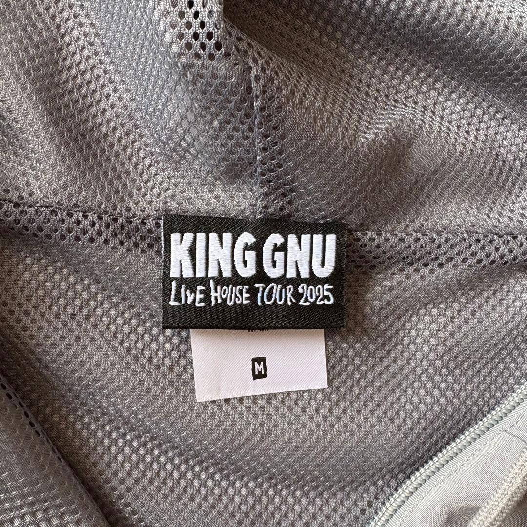 King Gnu LOGO ANORAK JACKET グレーM