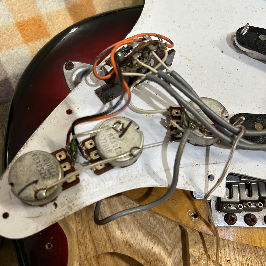 メンテ済み！ビンテージHEERBY ストラトキャスタータイプ　エレキギター