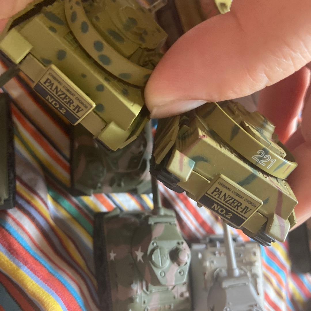 ちびっこコンバット　Ｑ　　戦車　14台　中古　　TIGER T34 コンバット