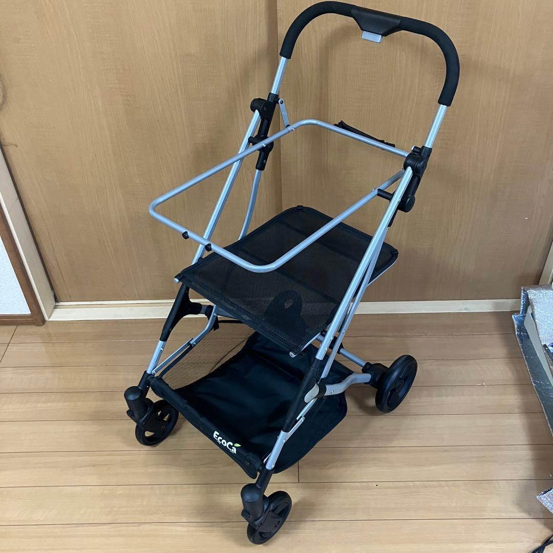 EcoCa エコカ ショッピングカート 本体 折り畳み式 ブラック