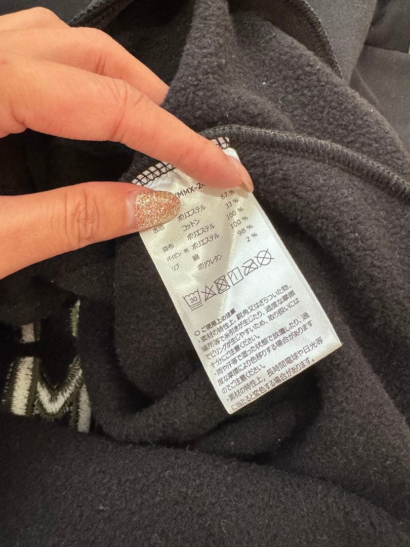 MUTA MARINE ゴルフ　プルオーバーパーカー 黒