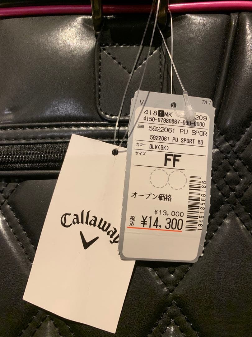 【定価14,300円・新品未使用】CALLAWAY キャロウェイ ボストンバッグ